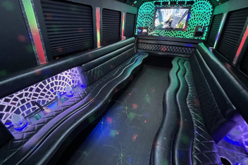 Plano Limo Bus Interior