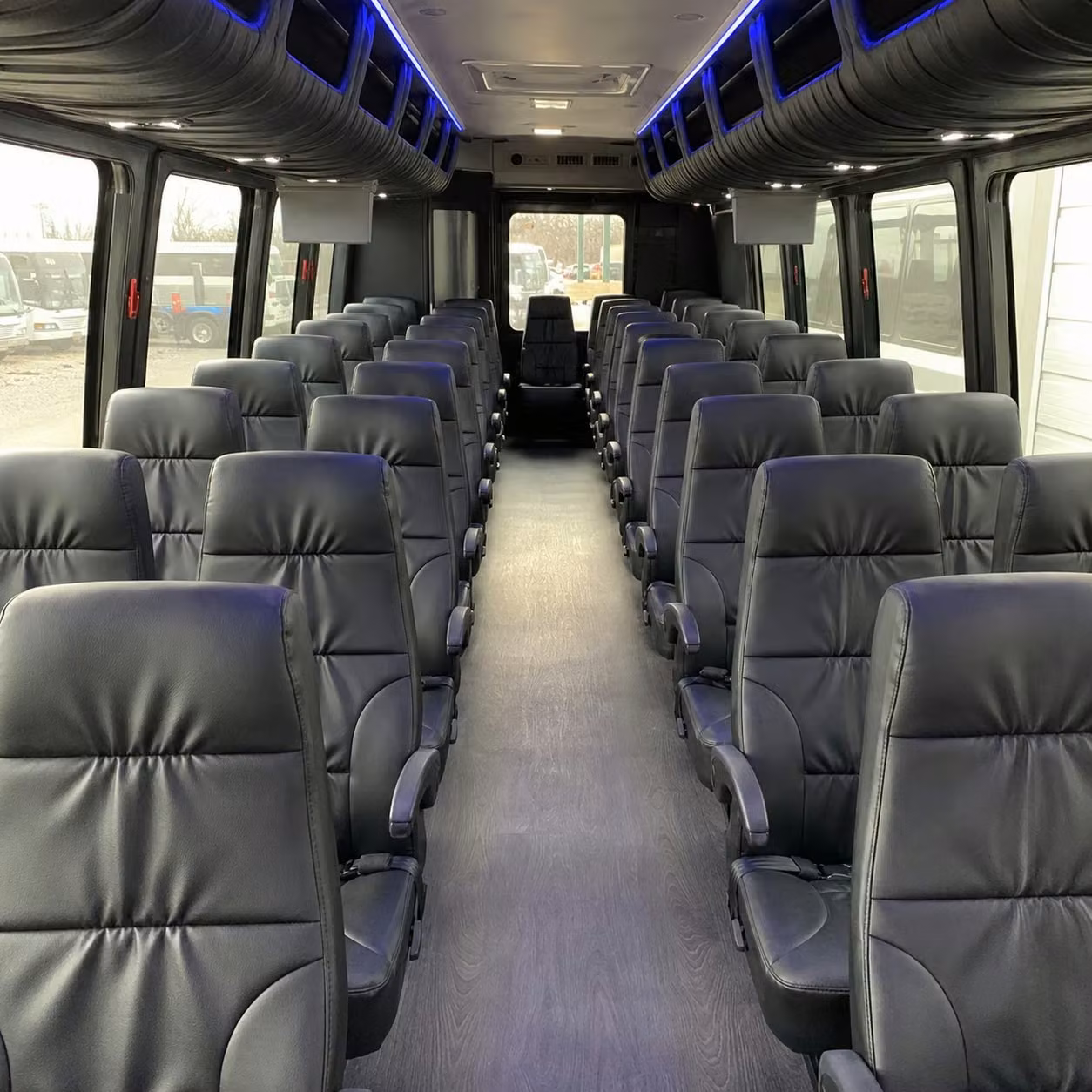 25 passenger minibus interior
