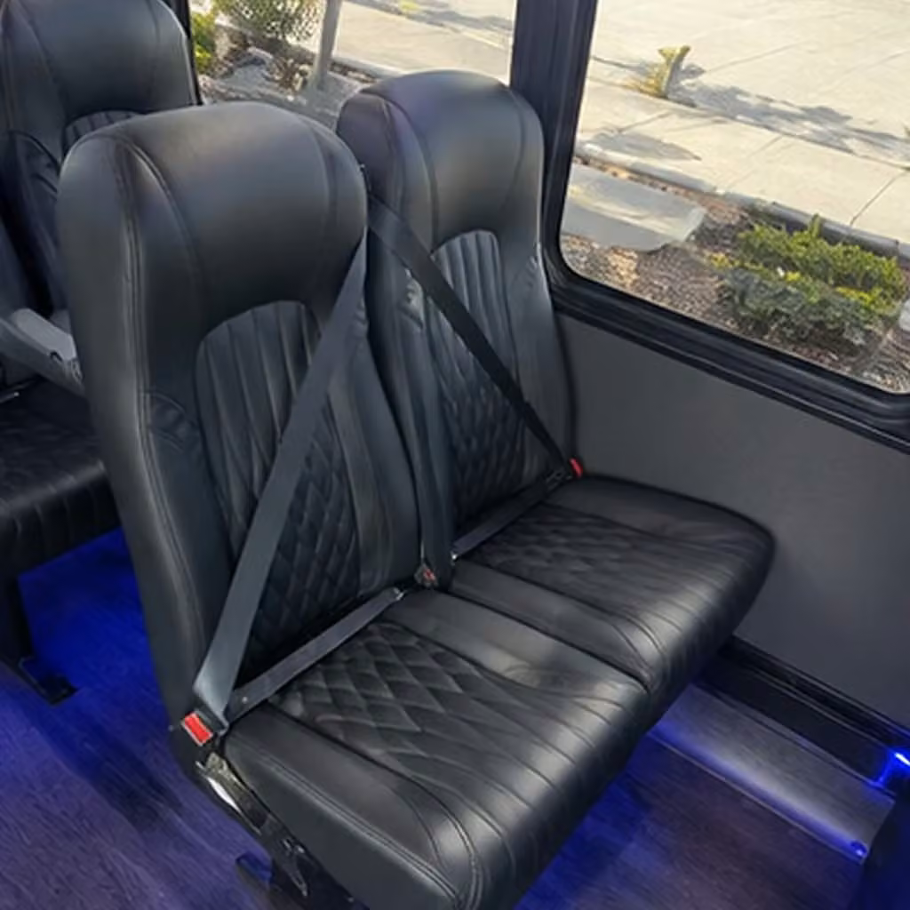 28 passenger minibus inside