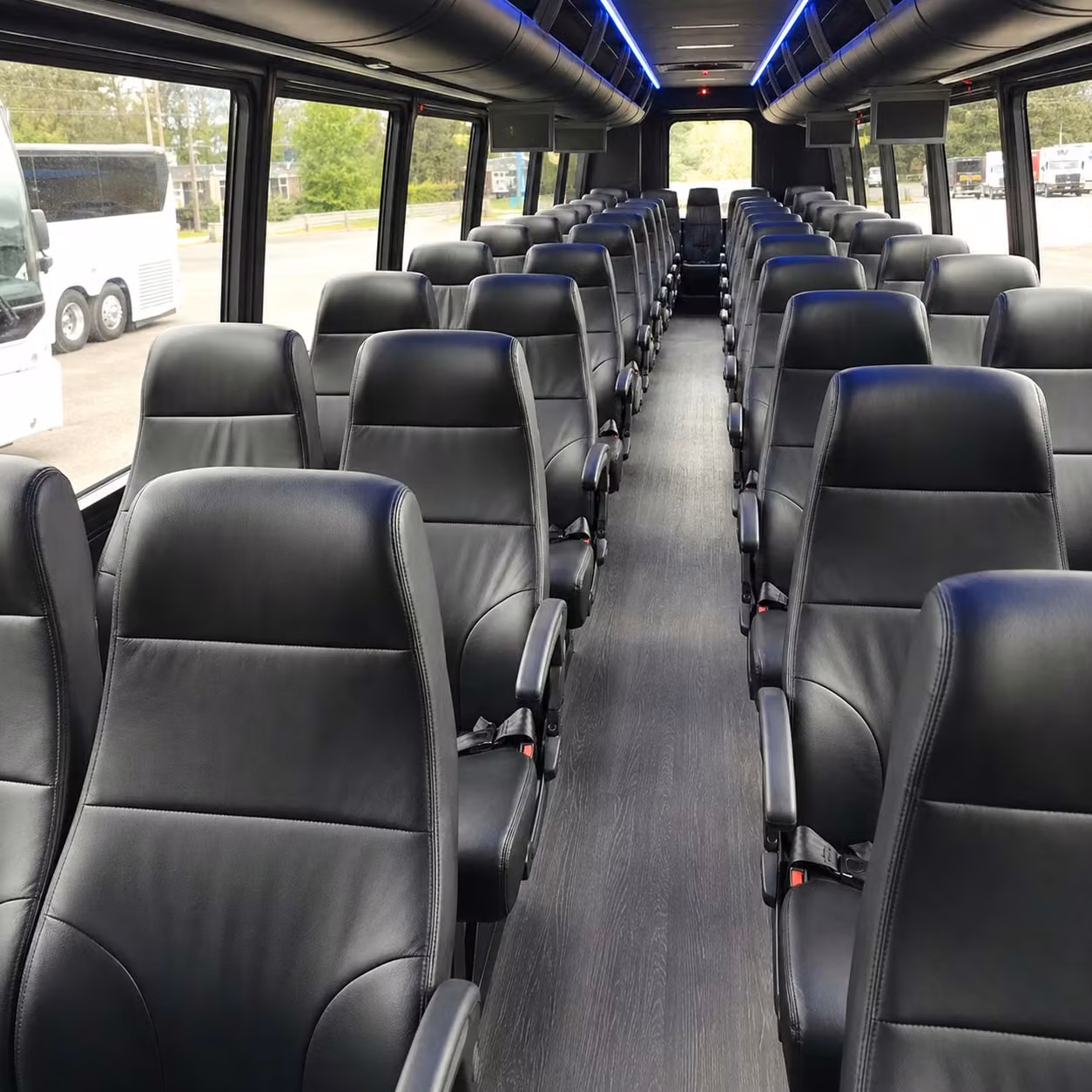 28 passenger minibus interior