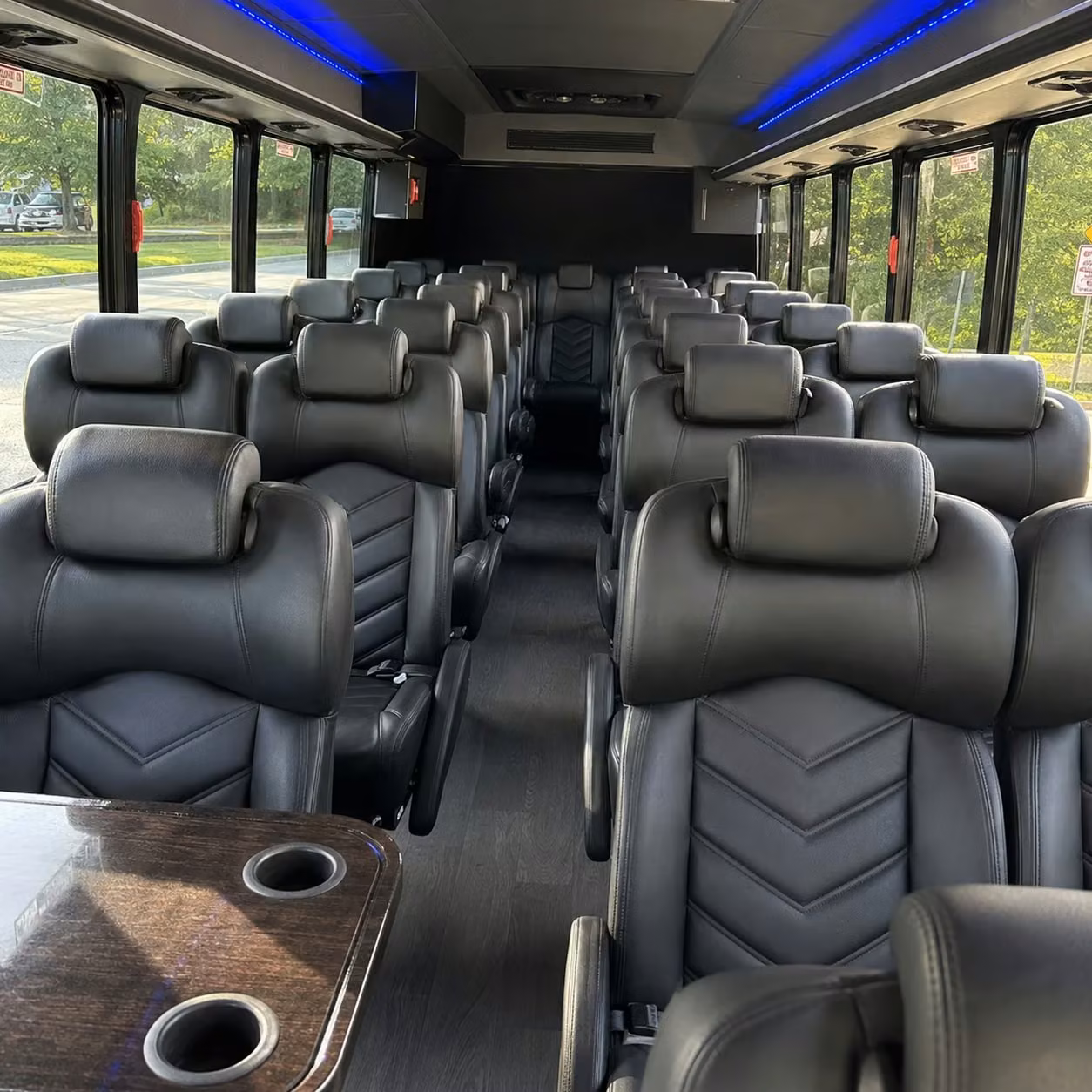 35 passenger minibus interior