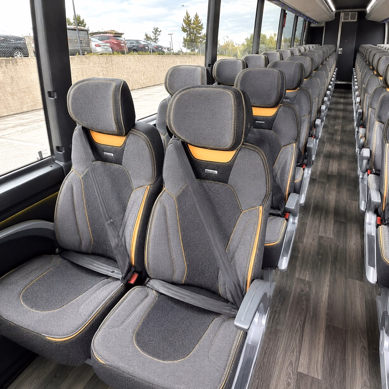 plano 56 passenger charter bus rental